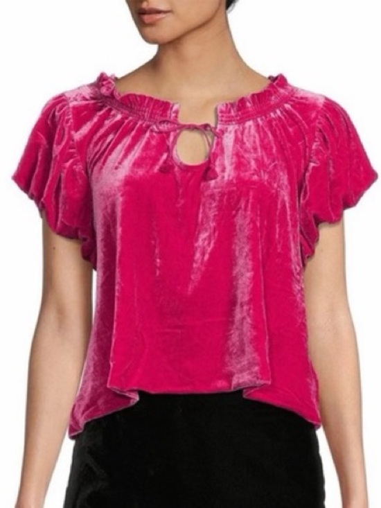 Free People Tops - 💗 Free People Terese Velvet Top 💗